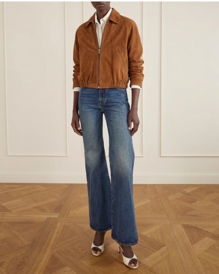 Alba Suede Jacket by Curated Crowd Collective on curated-crowd.com