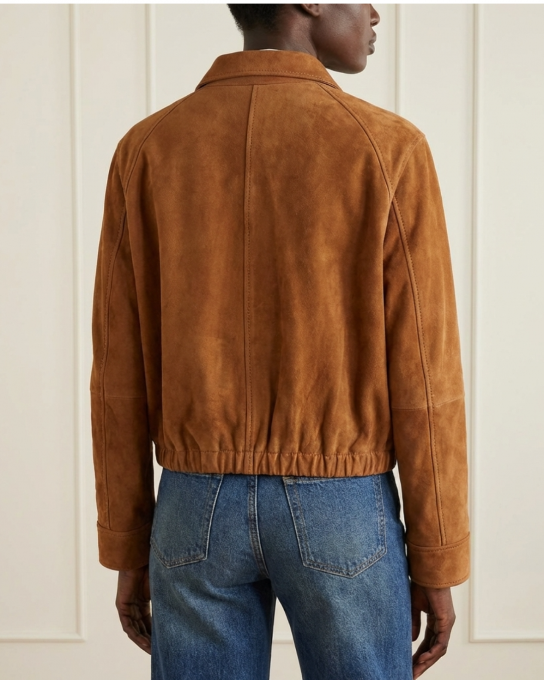 Alba Suede Jacket by Curated Crowd Collective on curated-crowd.com
