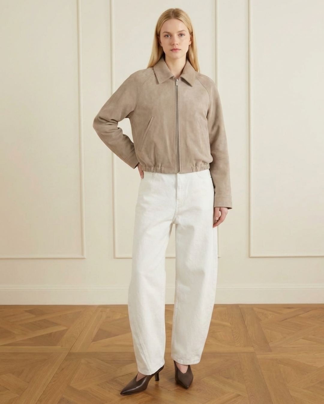 Alba Suede Jacket by Curated Crowd Collective on curated-crowd.com