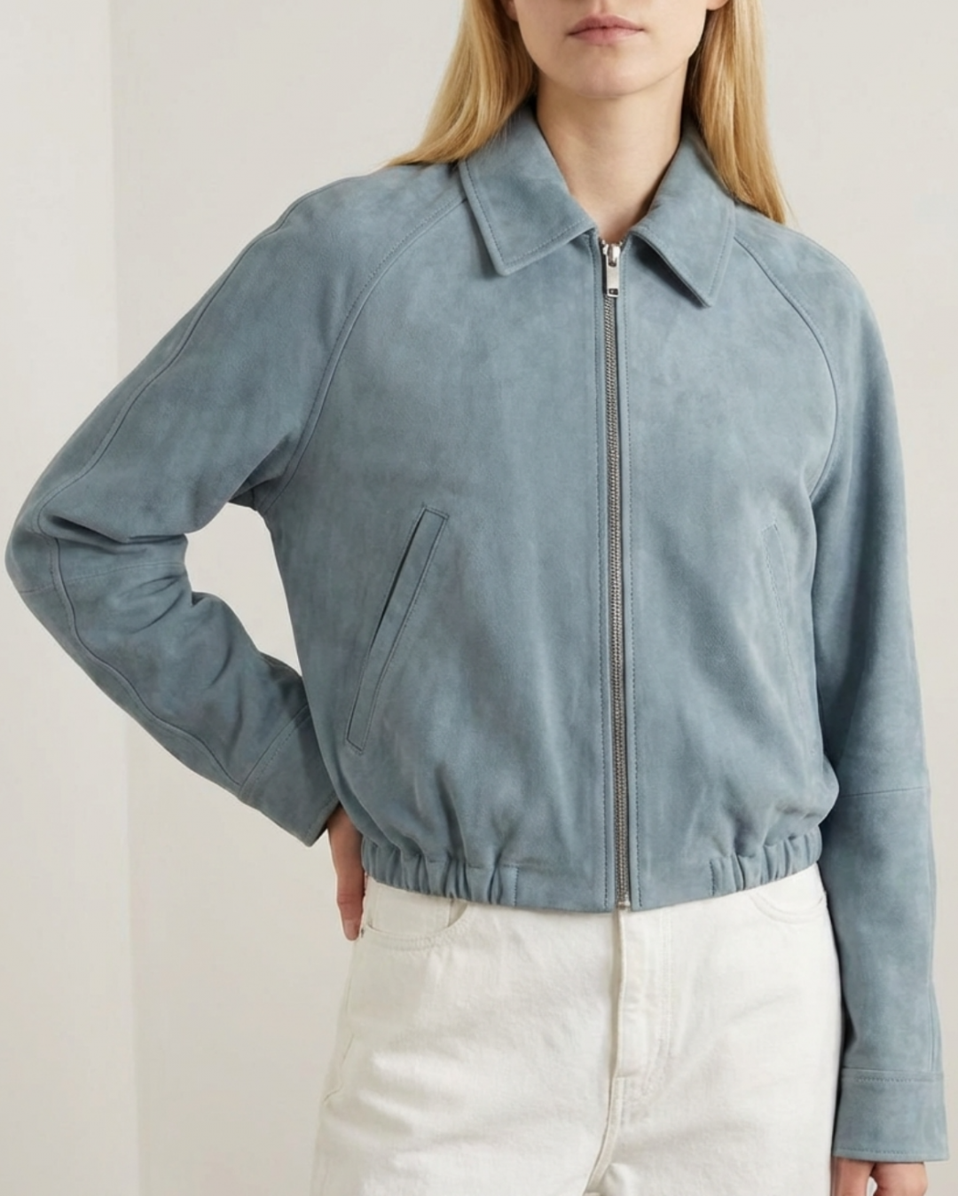 Alba Suede Jacket by Curated Crowd Collective on curated-crowd.com