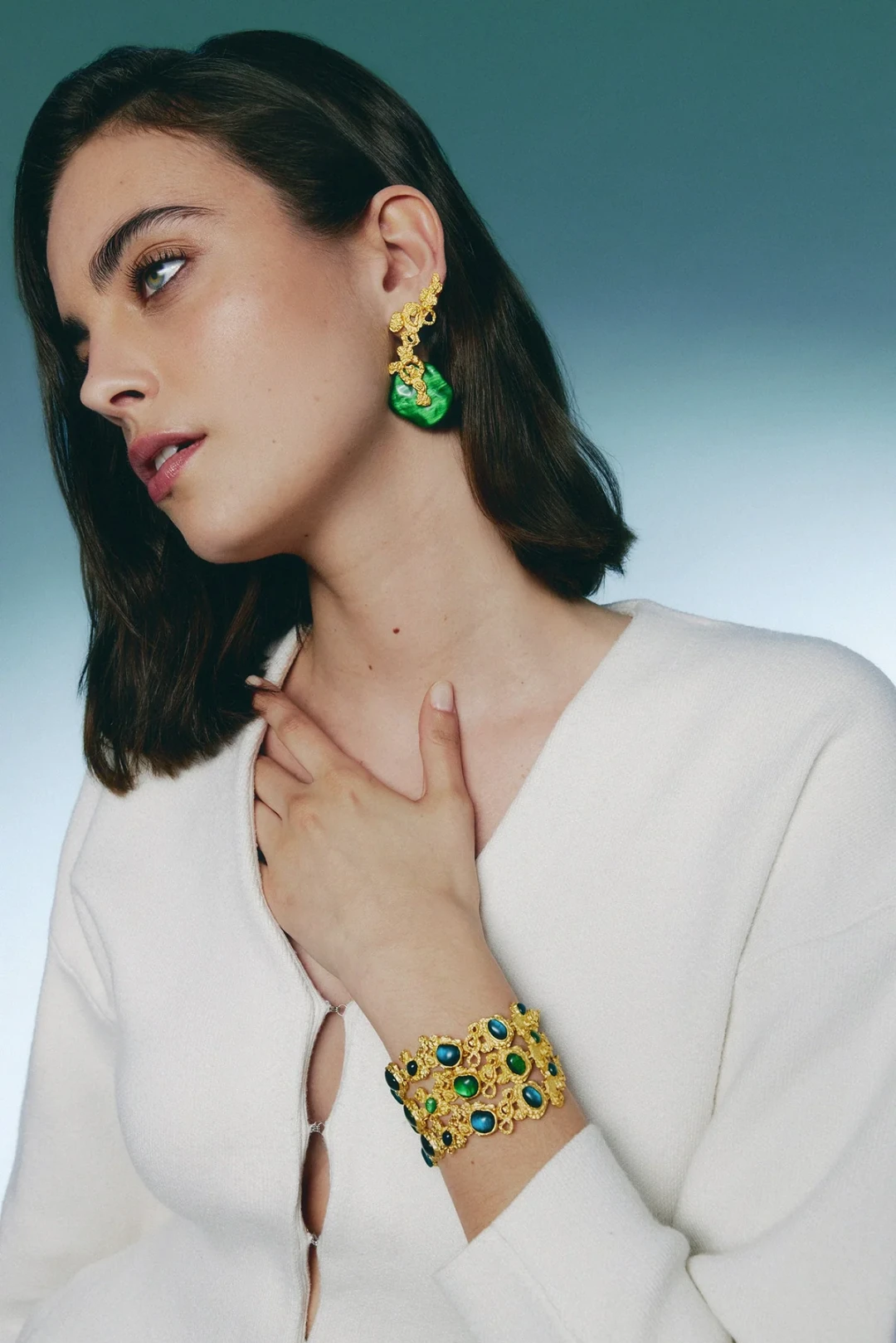 Interchangeable Erosion Earrin by Jude Benhalim on curated-crowd.com