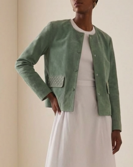 Canto Suede Jacket by Curated Crowd Collective on curated-crowd.com