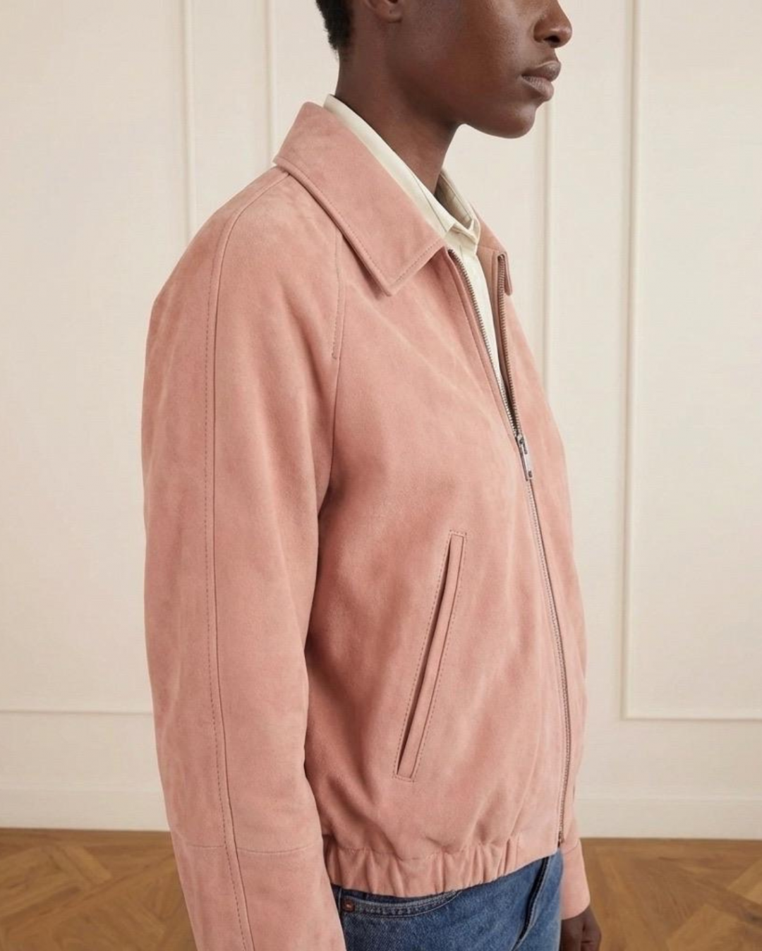 Alba Suede Jacket by Curated Crowd Collective on curated-crowd.com