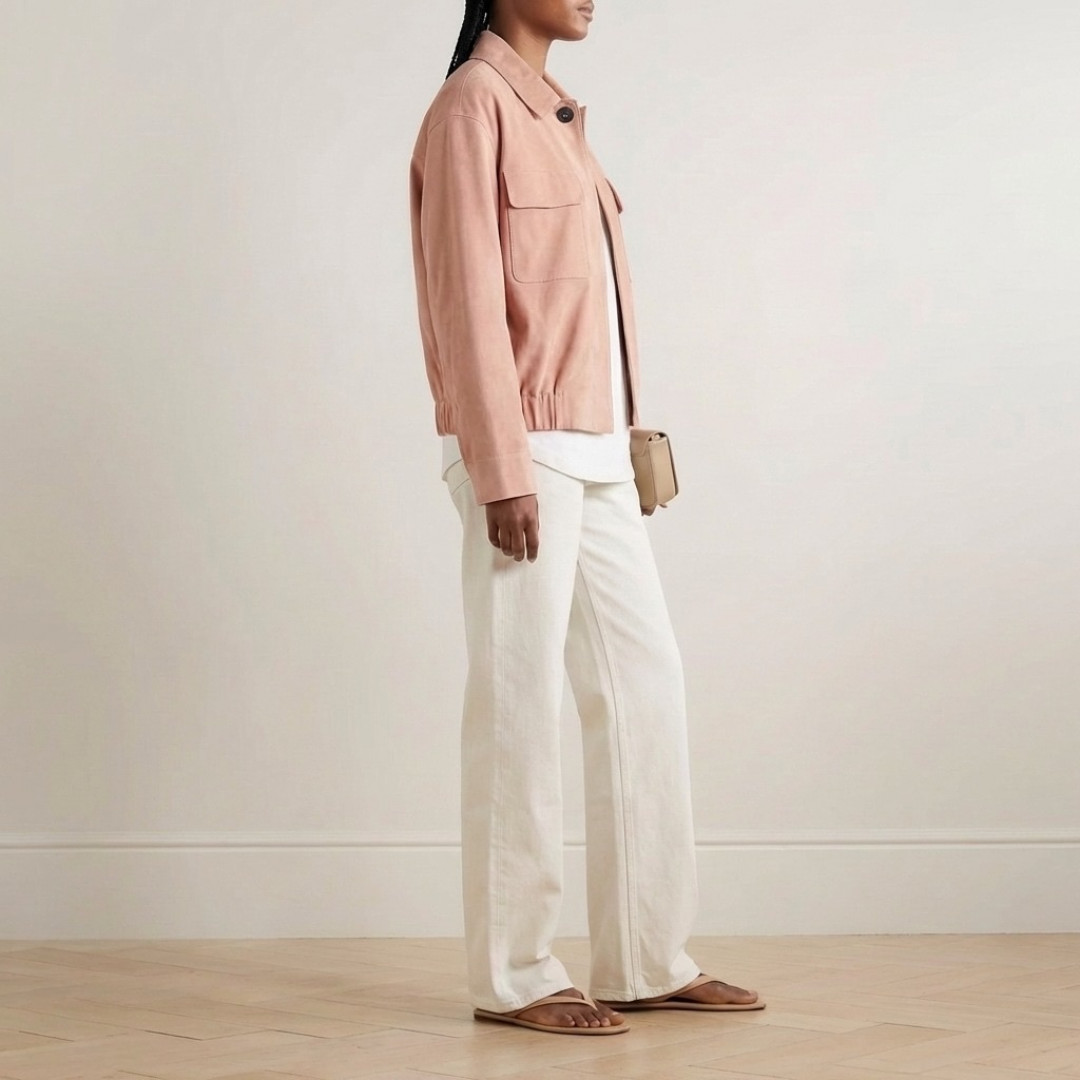 Infinite Suede Jacket by Curated Crowd Collective on curated-crowd.com