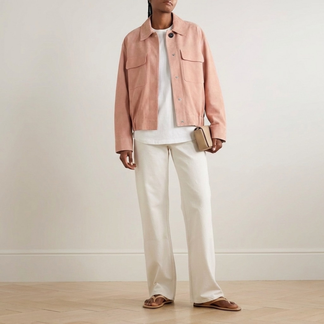 Infinite Suede Jacket by Curated Crowd Collective on curated-crowd.com