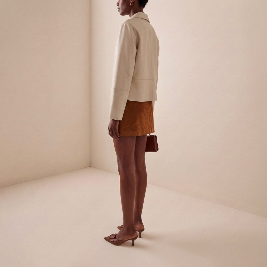 Ralia Leather Jacket by Curated Crowd Collective on curated-crowd.com