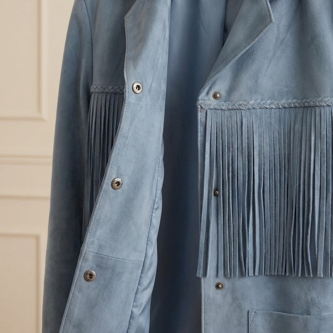 Calypso Suede Jacket by Curated Crowd Collective on curated-crowd.com