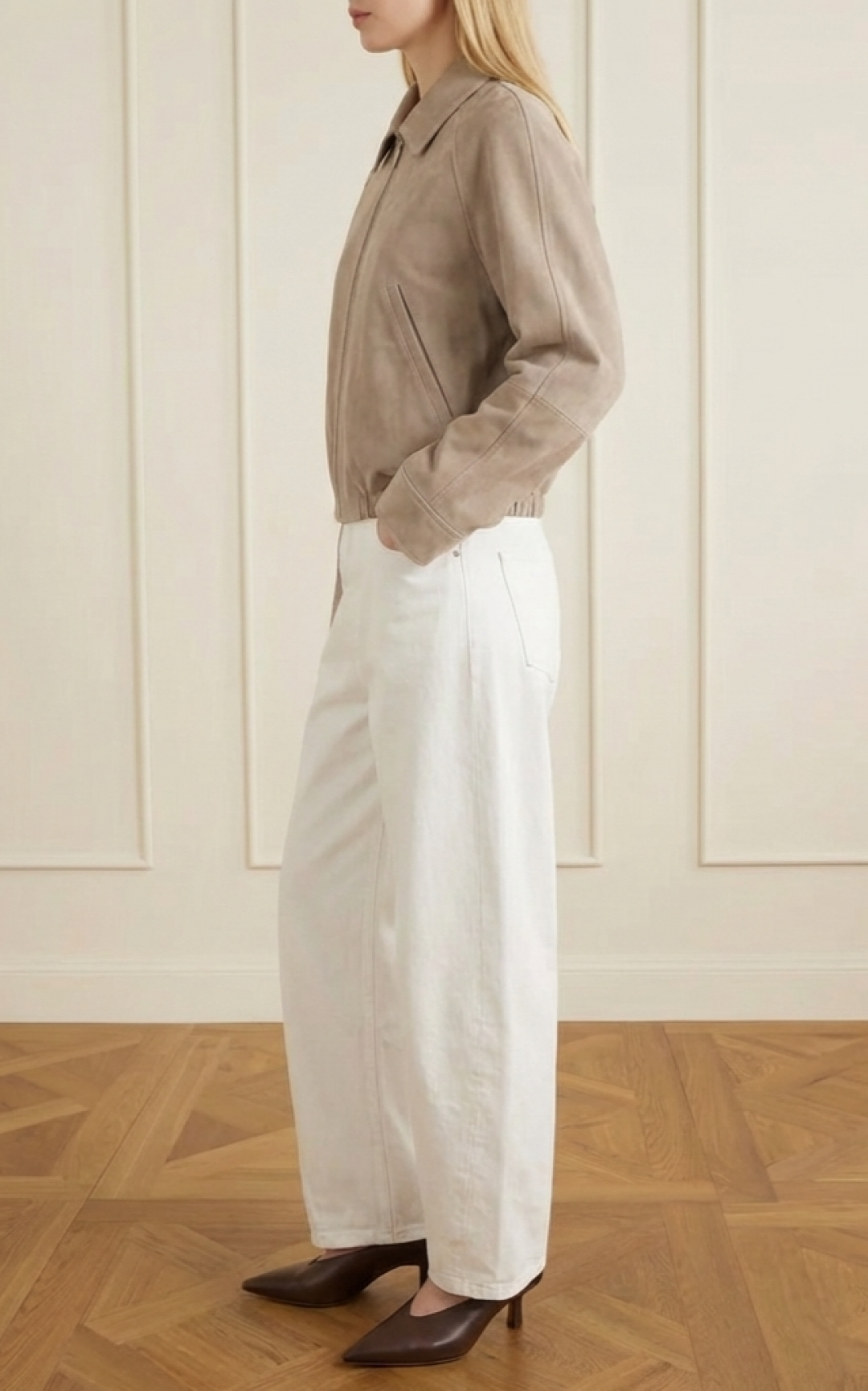 Alba Suede Jacket by Curated Crowd Collective on curated-crowd.com