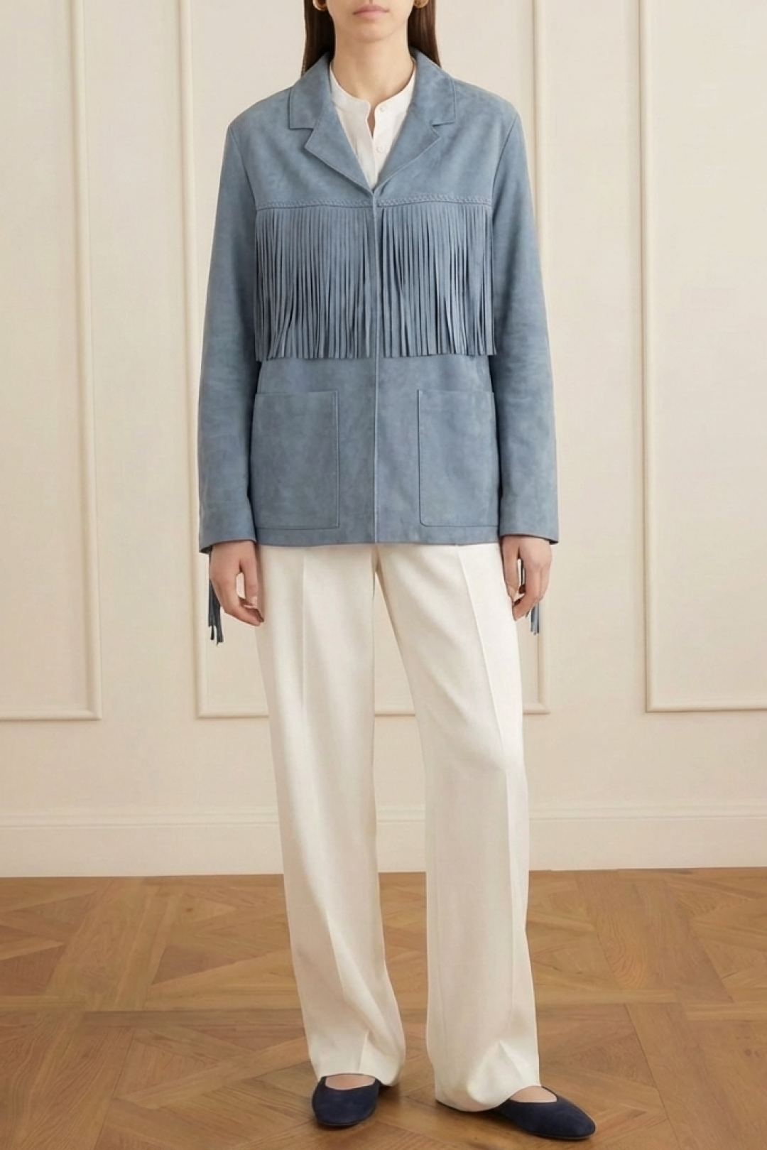 Calypso Suede Jacket by Curated Crowd Collective on curated-crowd.com
