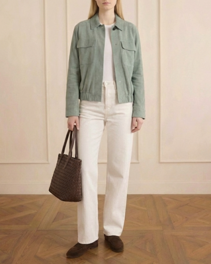 Infinite Suede Jacket by Curated Crowd Collective on curated-crowd.com