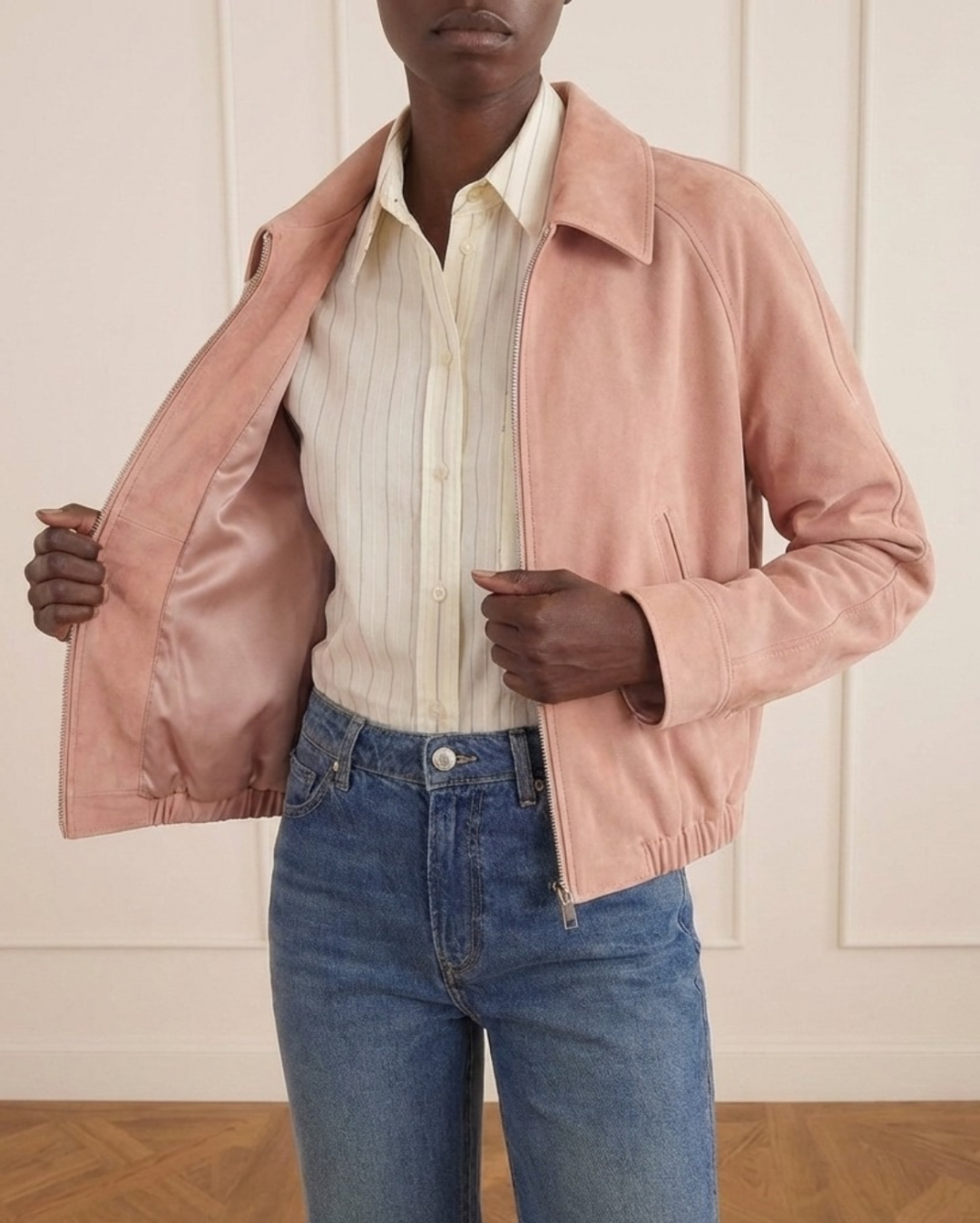 Alba Suede Jacket by Curated Crowd Collective on curated-crowd.com
