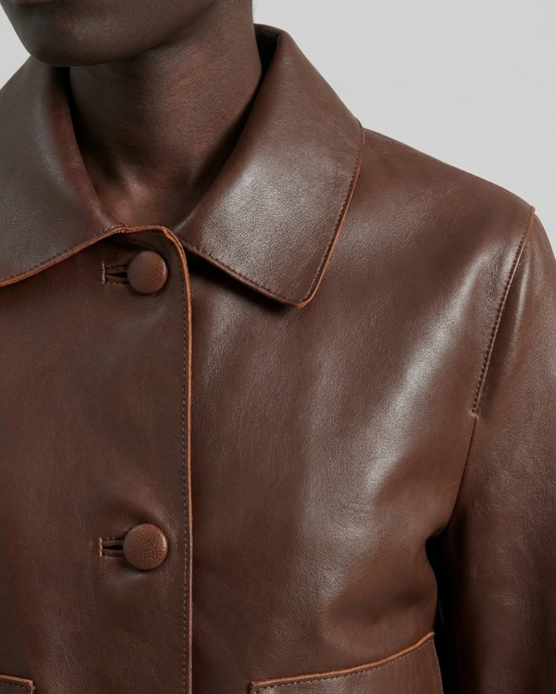 Ondine Leather Jacket by Curated Crowd Collective on curated-crowd.com