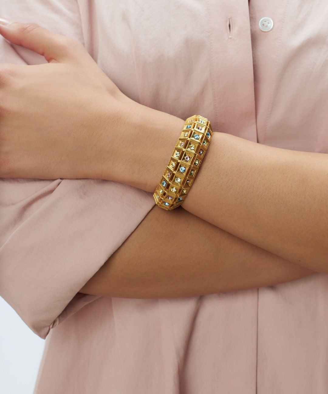 Lobster Vibe Bracelet by Sonia Petroff on curated-crowd.com