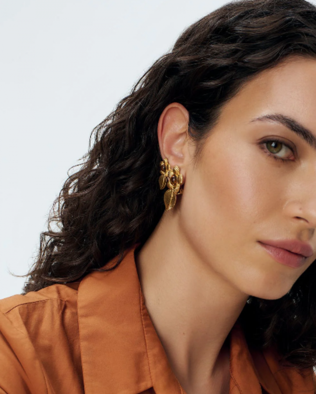 Double Retro Flower Earrings by Sonia Petroff on curated-crowd.com