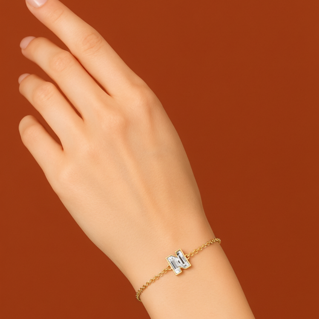 Alphabet Diamond Bracelet by MOH on curated-crowd.com