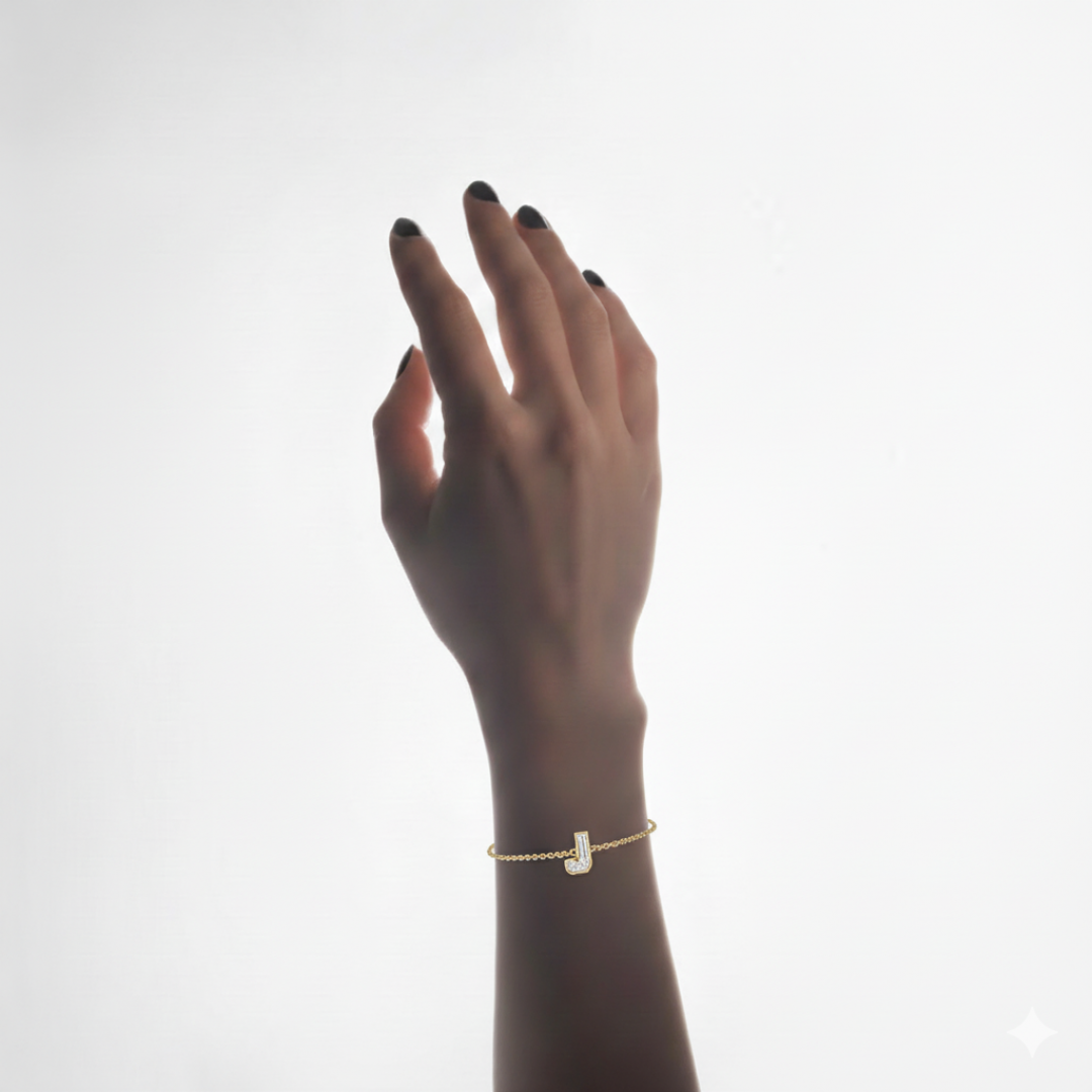 Alphabet Diamond Bracelet by MOH on curated-crowd.com