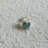 Aquamarine Set Silver/Gold Pinky Ring by Tay Jewellery on curated-crowd.com
