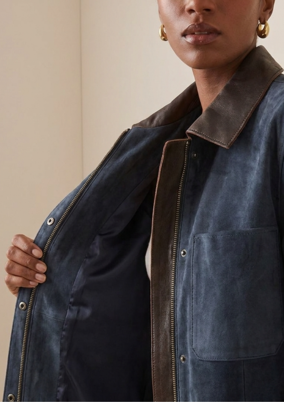 Auvette Suede Jacket by Curated Crowd Collective on curated-crowd.com