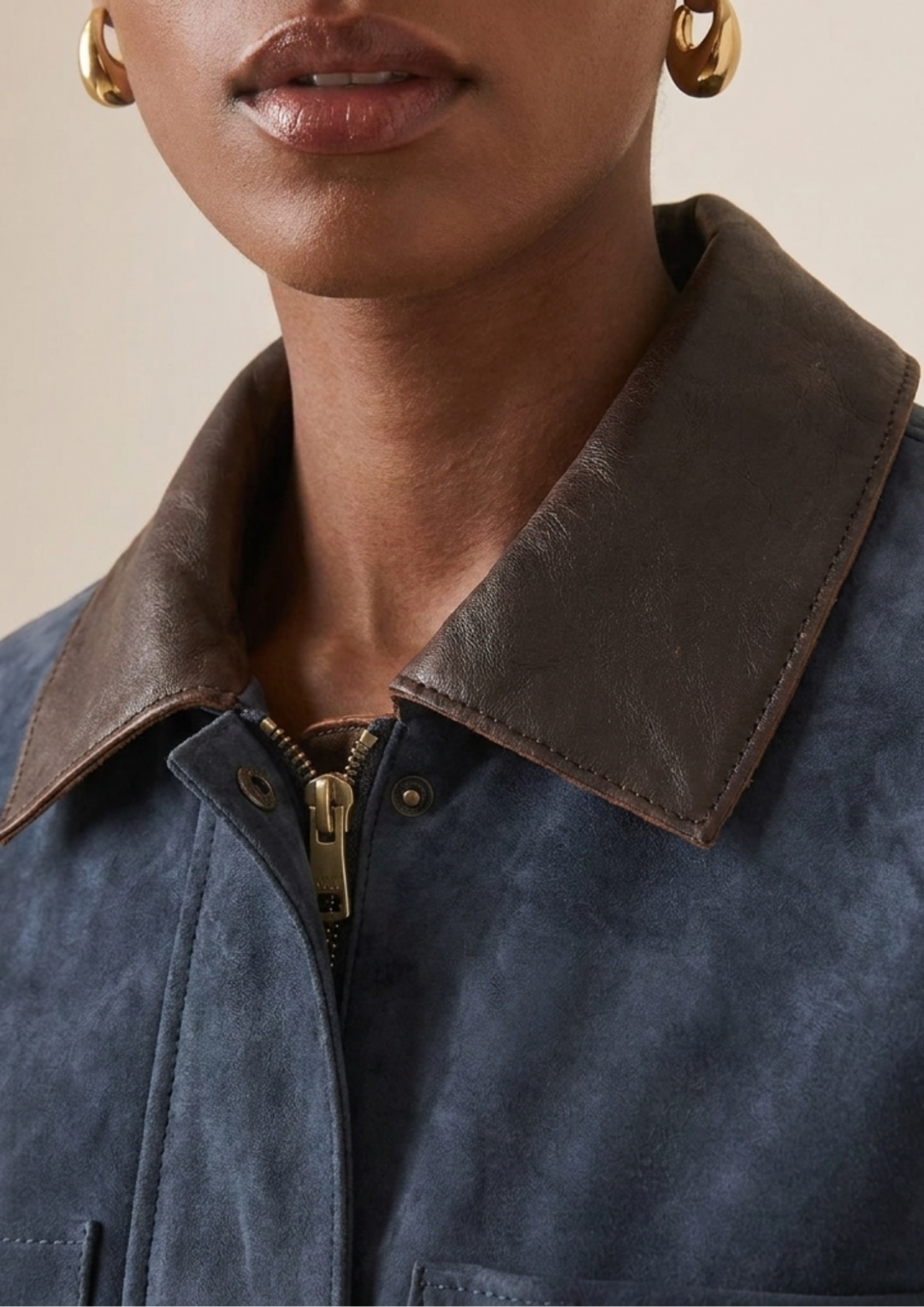 Auvette Suede Jacket by Curated Crowd Collective on curated-crowd.com