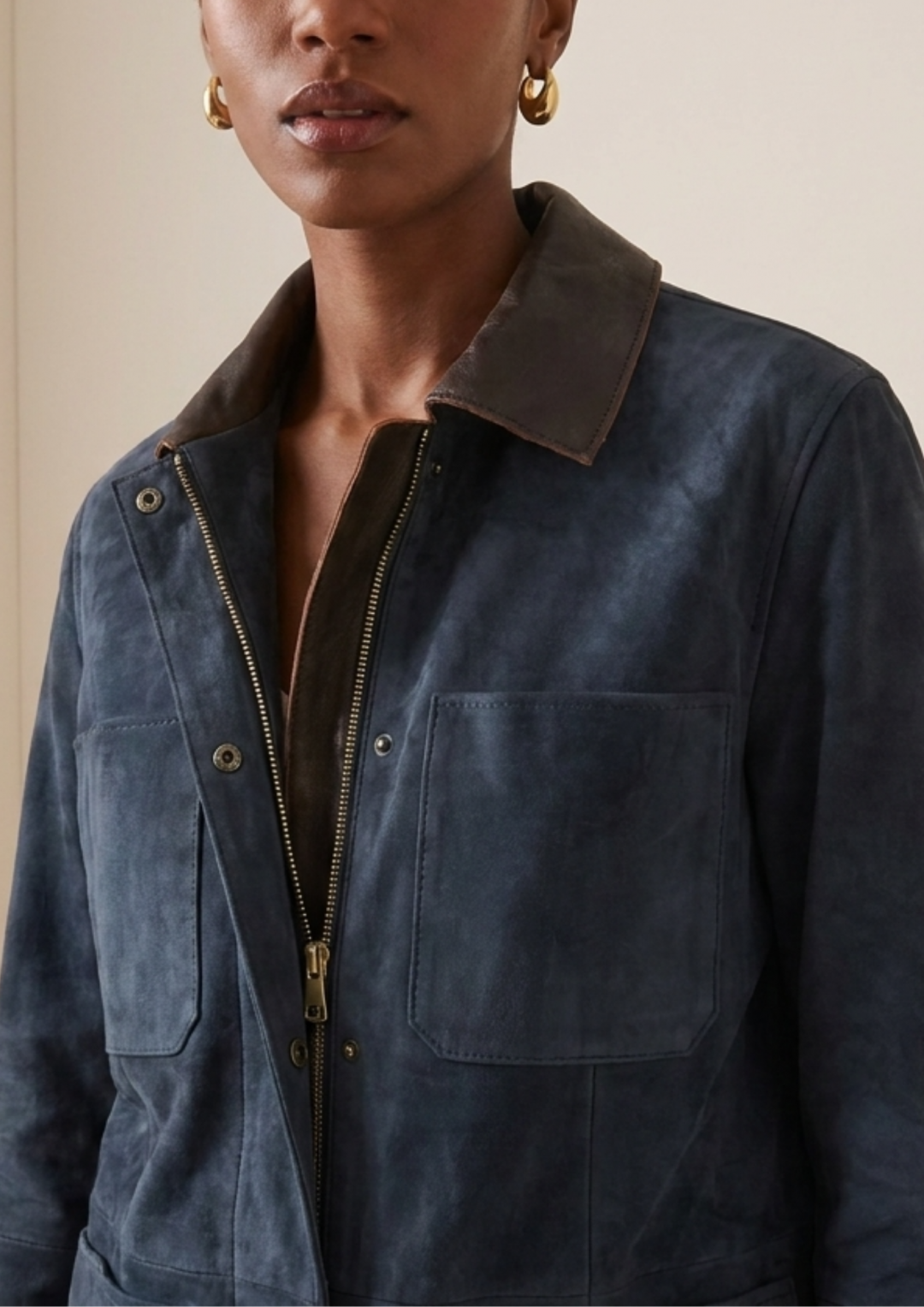 Auvette Suede Jacket by Curated Crowd Collective on curated-crowd.com