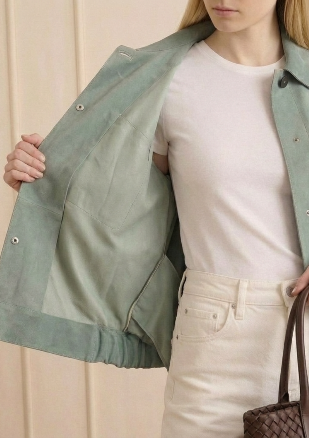 Infinite Suede Jacket by Curated Crowd Collective on curated-crowd.com