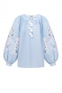 Mallow Blue Blouse by FOBERINI on curated-crowd.com