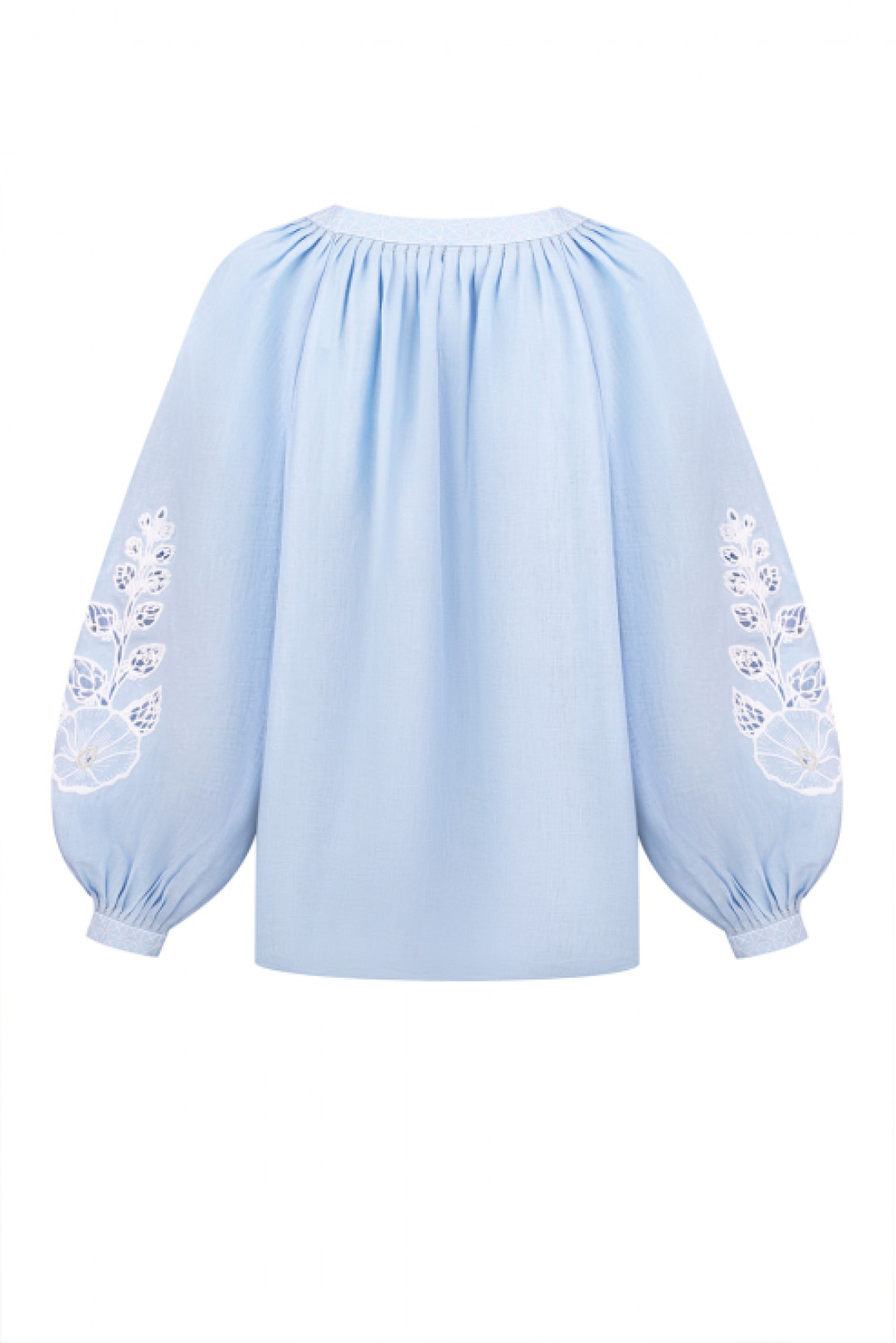 Mallow Blue Blouse by FOBERINI on curated-crowd.com