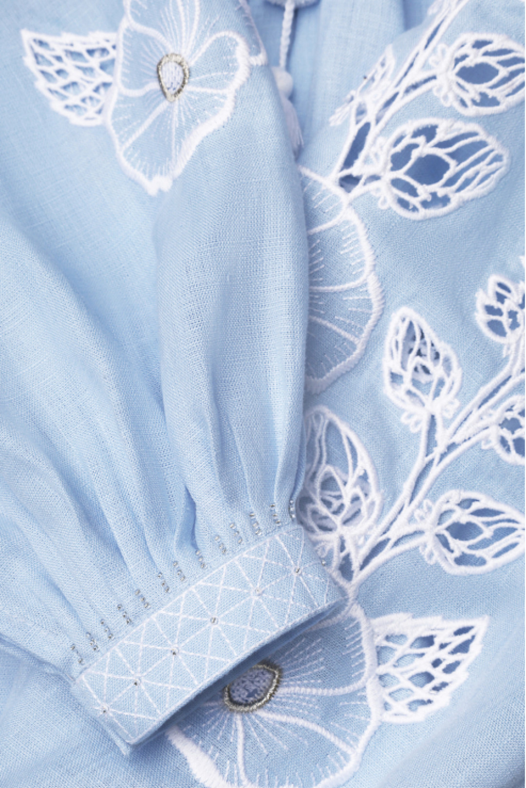 Mallow Blue Blouse by FOBERINI on curated-crowd.com