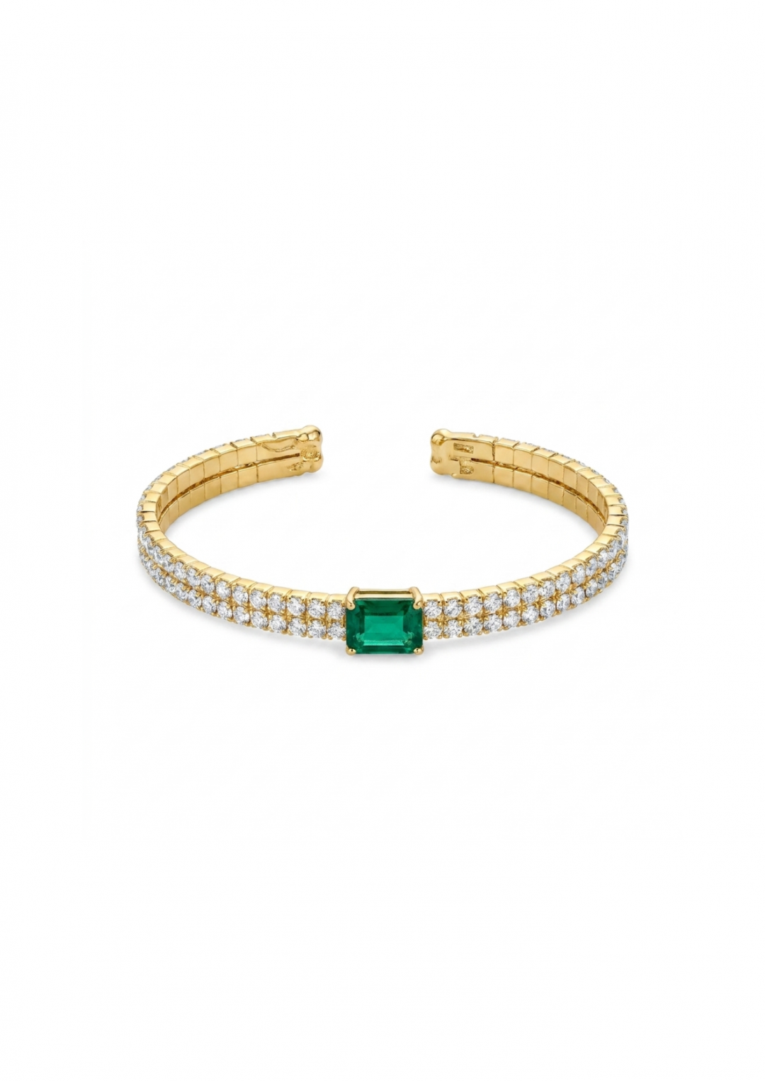 Midnight Bracelet Yellow Gold and White by Talita London on curated-crowd.com