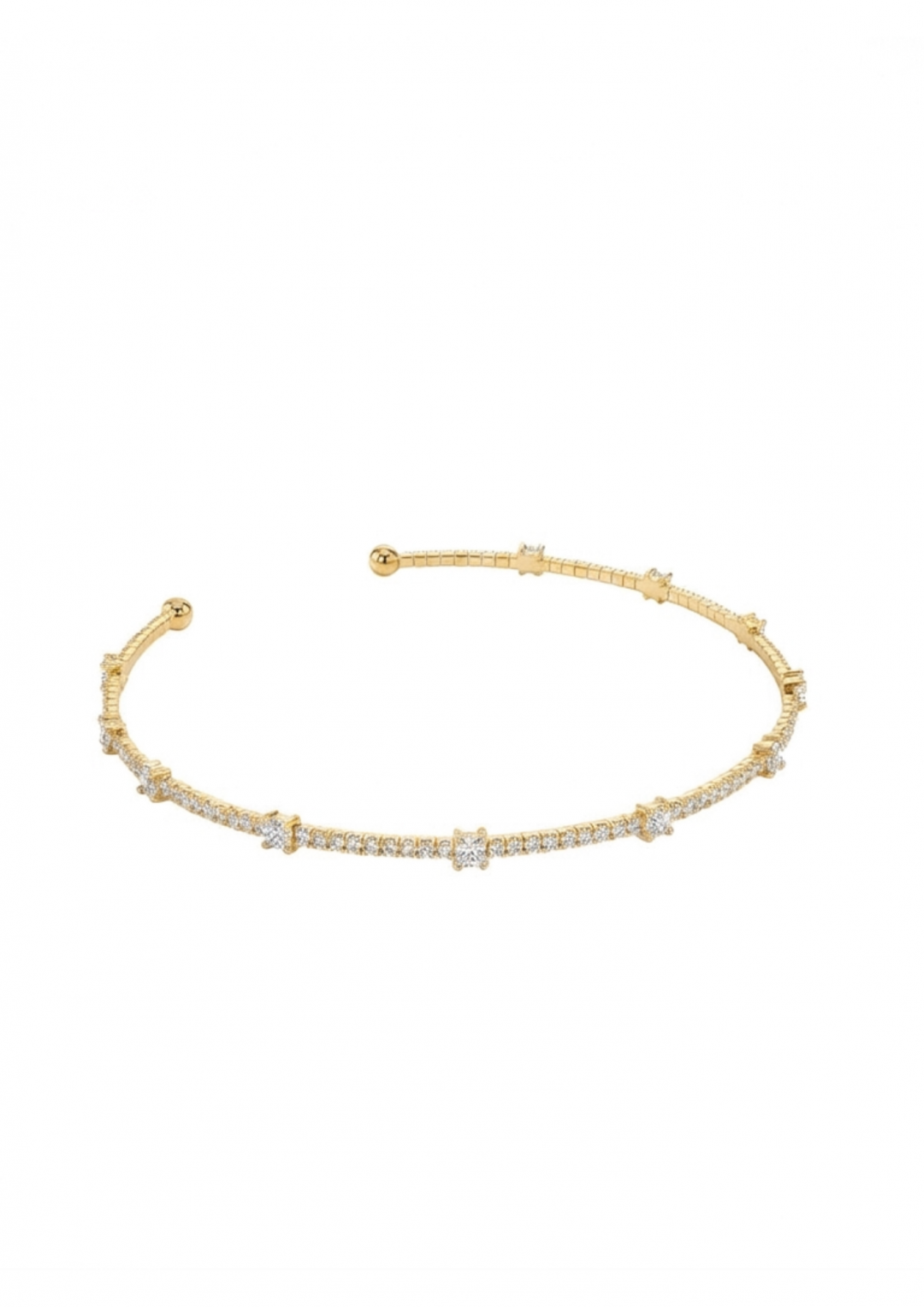 Enigma V2 Choker Gold by Talita London on curated-crowd.com