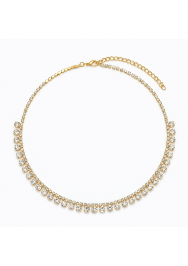 Cryptic Jingles Gold Necklace by Talita London on curated-crowd.com