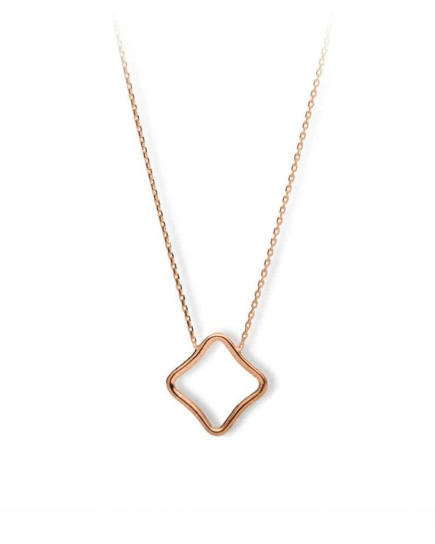 Bodrum Vermil Logo Large Rose Gold Necklace by MAVIADA on curated-crowd.com