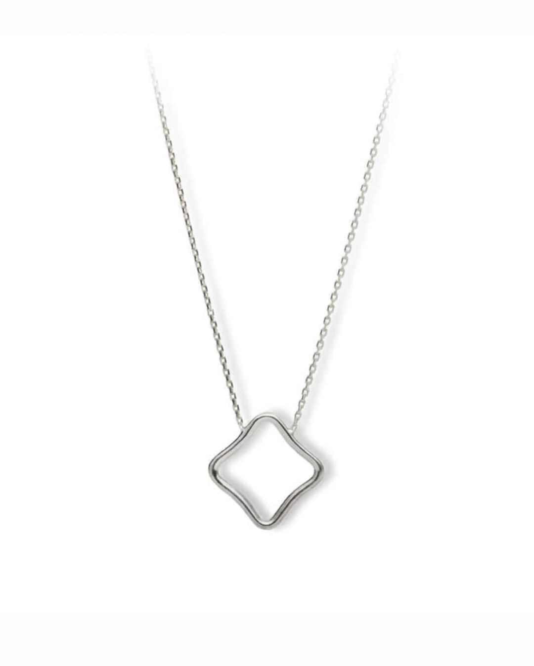 Bodrum Vermil Logo Large Silver Necklace by MAVIADA on curated-crowd.com