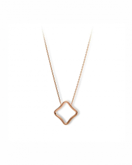 Bodrum Vermil Logo Small Rose Gold Necklace by MAVIADA on curated-crowd.com