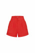 Red Linen Shorts by Atelier Handmade on curated-crowd.com