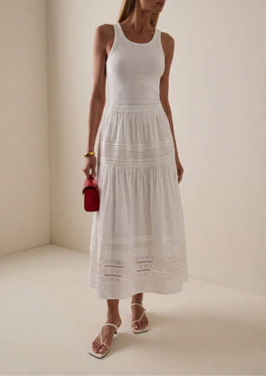 Elie Midi Skirt by H For Harmony on curated-crowd.com