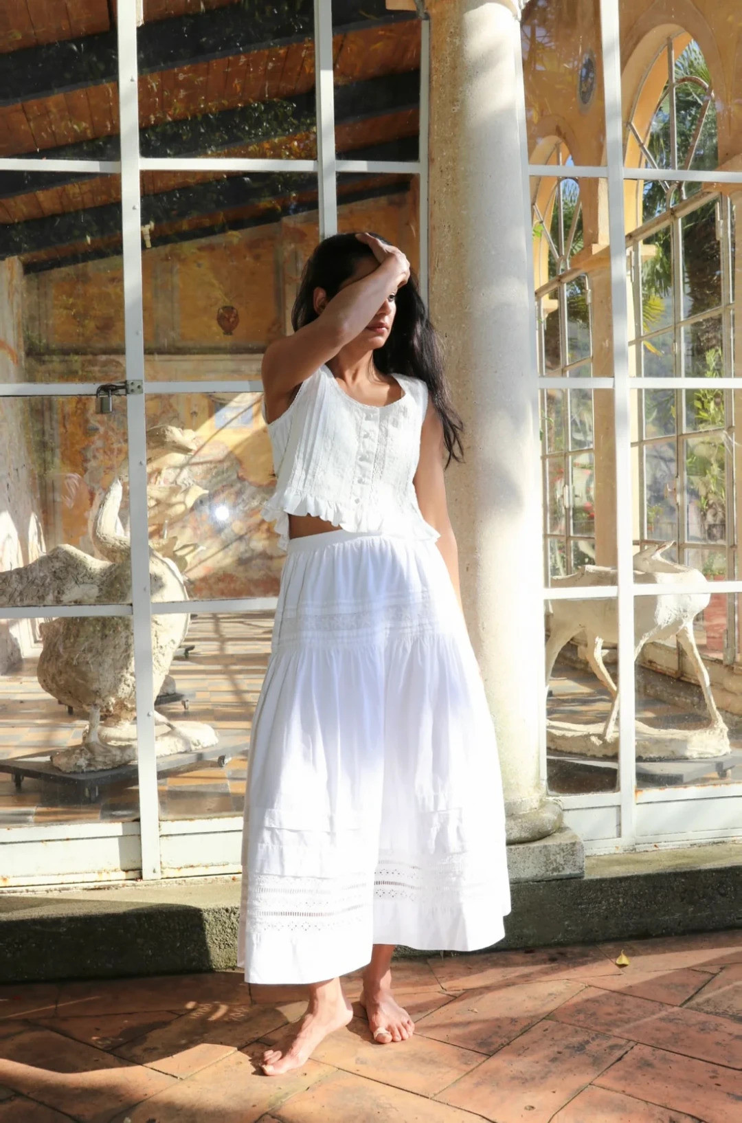 Elie Midi Skirt by H For Harmony on curated-crowd.com