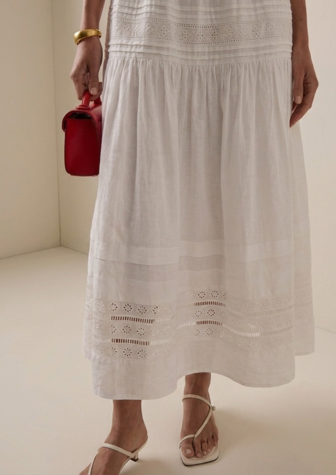 Elie Midi Skirt by H For Harmony on curated-crowd.com