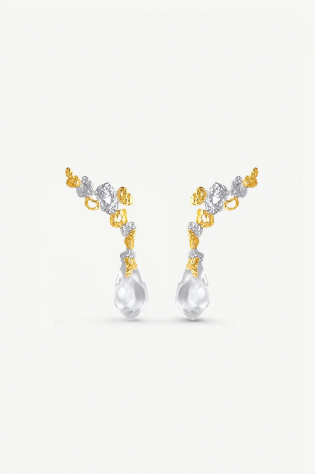 Mini riverstone earrings mix by Jude Benhalim on curated-crowd.com