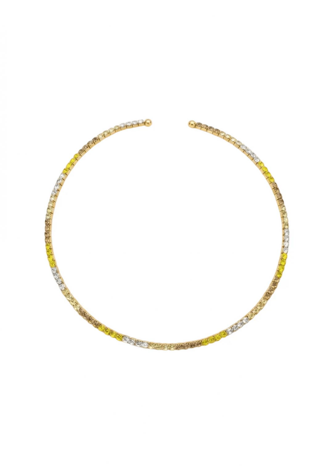 Inner Light Choker Gold Champagne by Talita London on curated-crowd.com