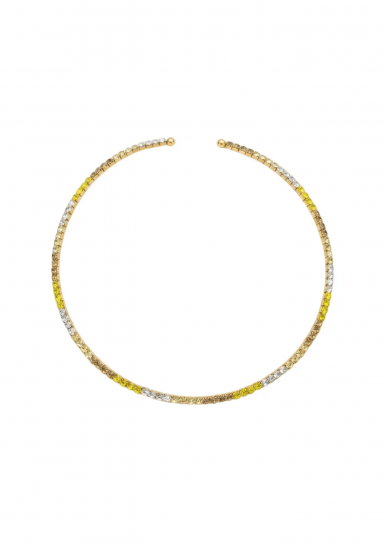 Inner Light Choker Gold Champagne by Talita London on curated-crowd.com