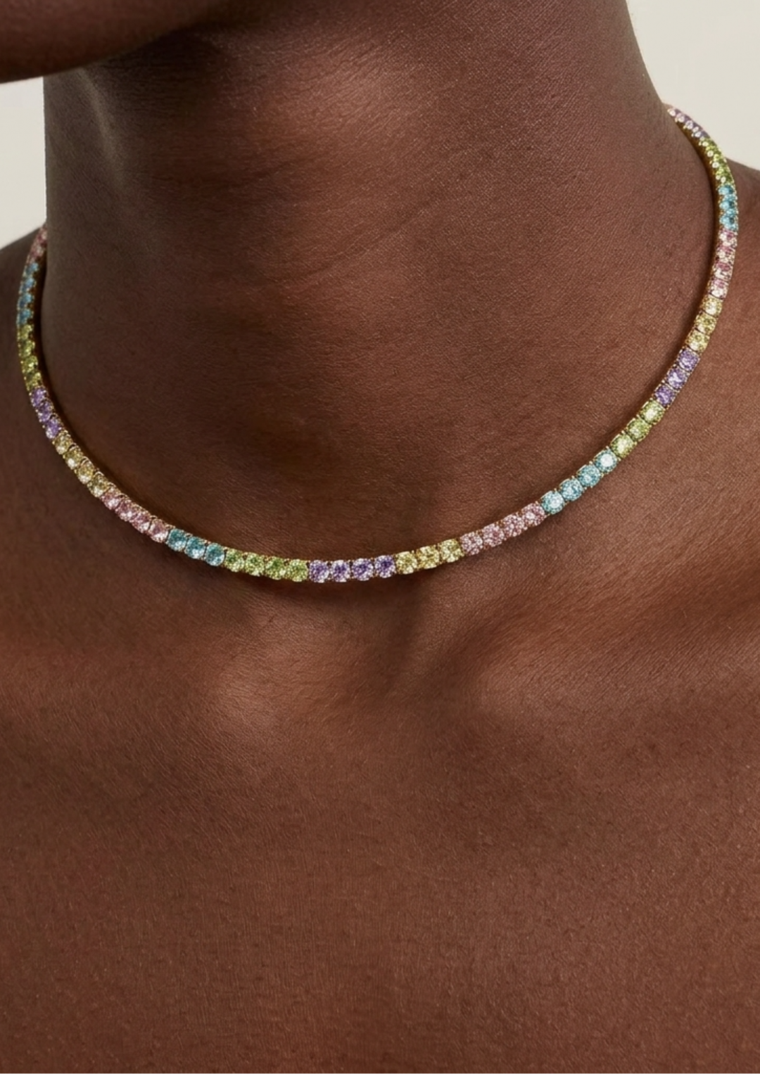 Inner Light Choker Gold Candy by Talita London on curated-crowd.com
