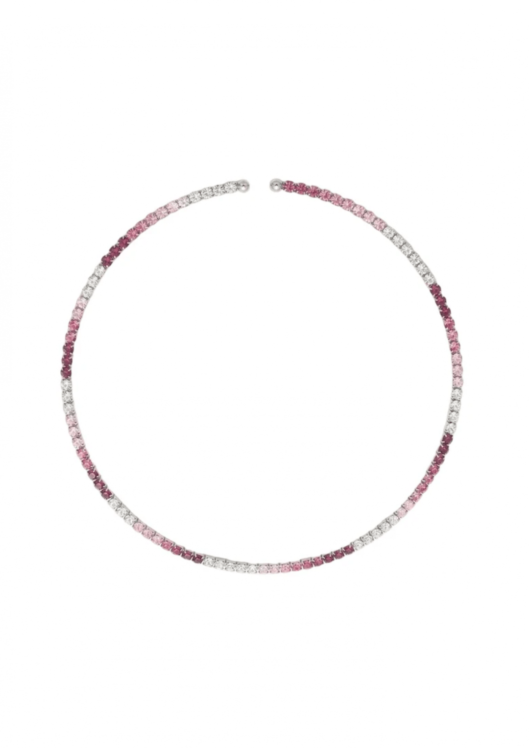 Inner Light Choker Silver Rose by Talita London on curated-crowd.com