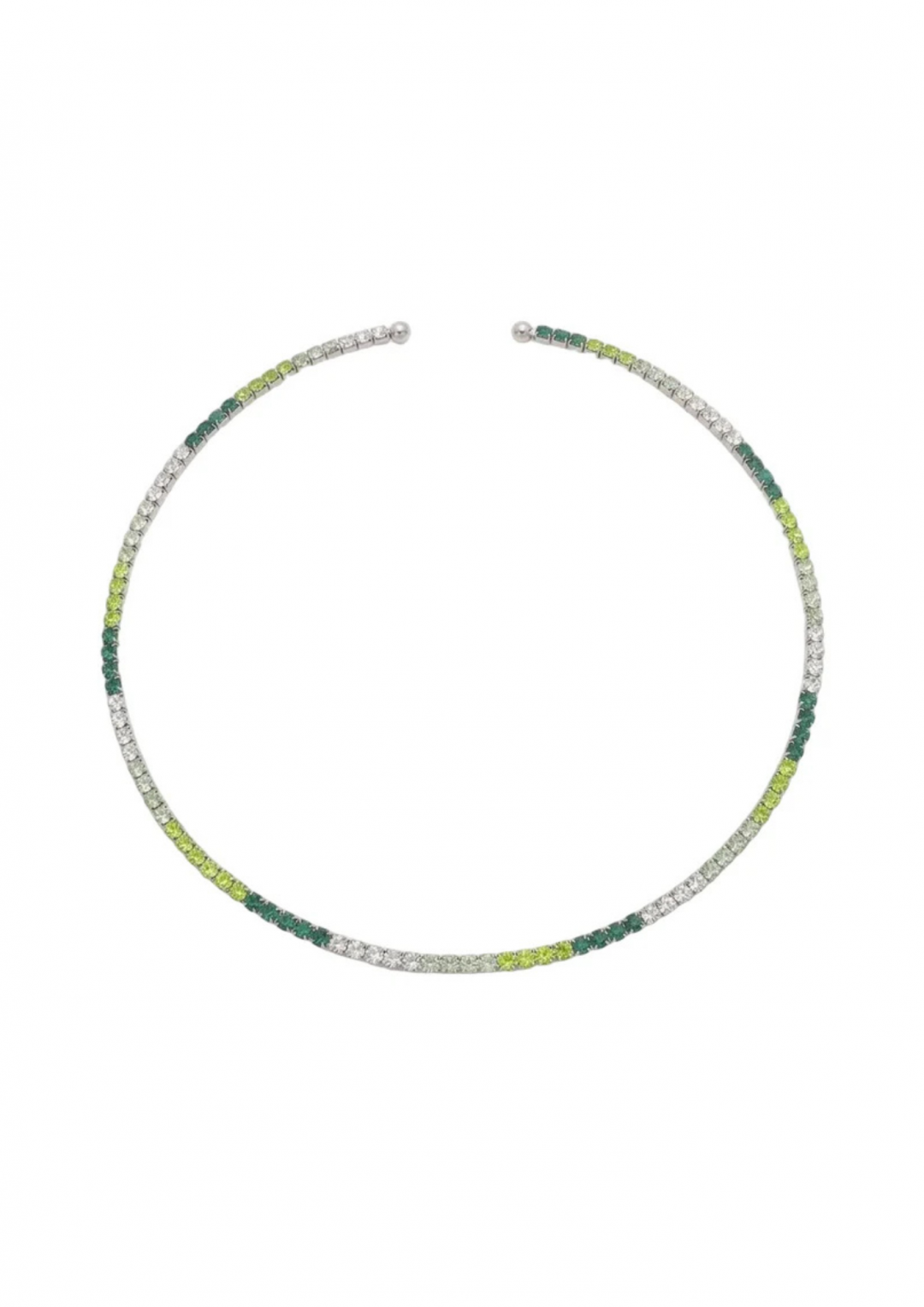 Inner Light Choker Silver Earth by Talita London on curated-crowd.com