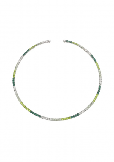 Inner Light Choker Silver Earth by Talita London on curated-crowd.com