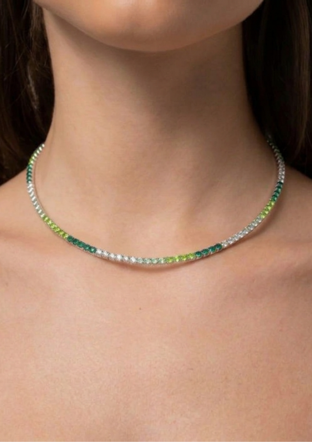 Inner Light Choker Silver Earth by Talita London on curated-crowd.com