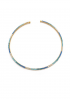 Inner Light Choker Gold Aqua by Talita London on curated-crowd.com