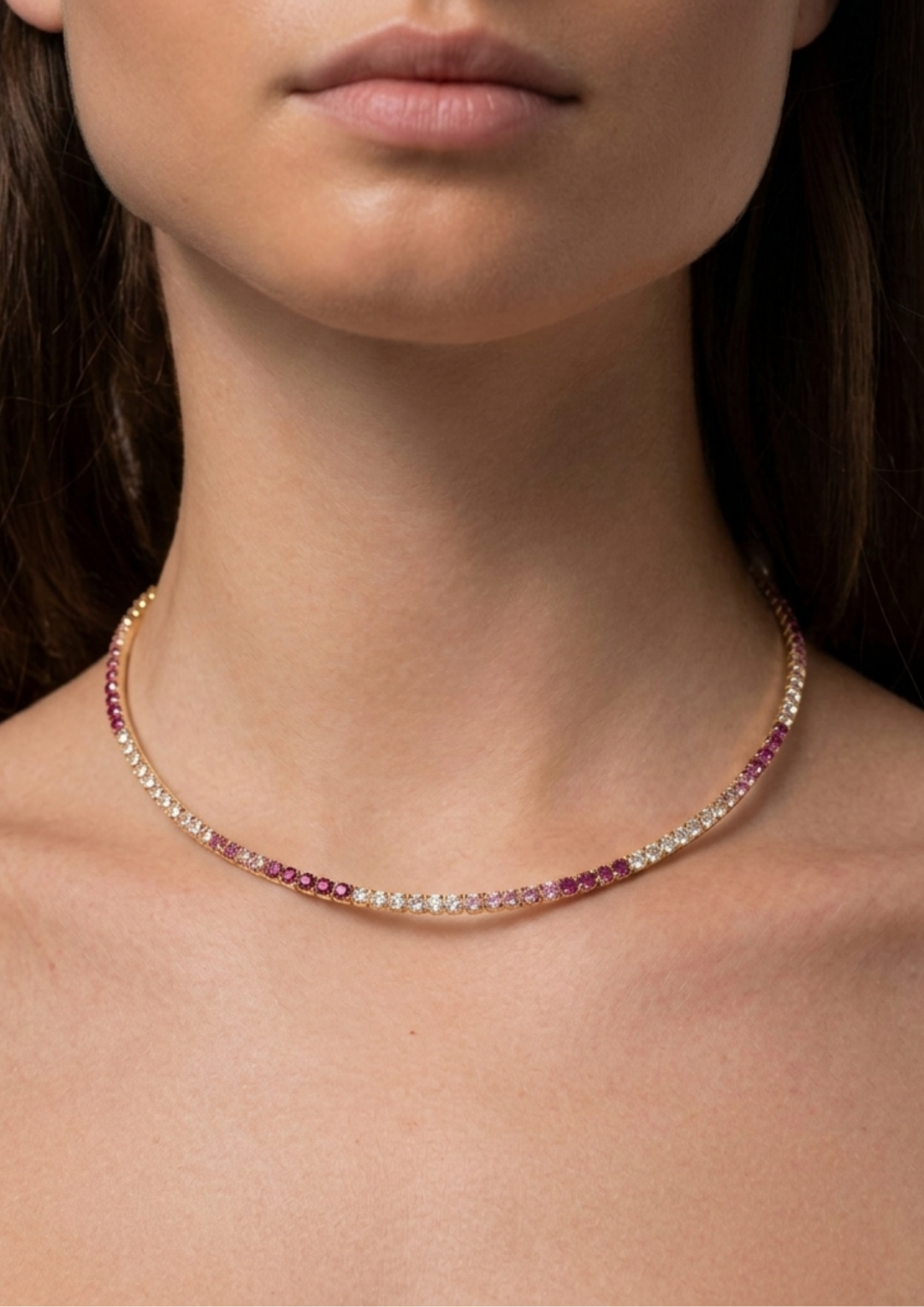 Inner Light Choker Gold Rose by Talita London on curated-crowd.com