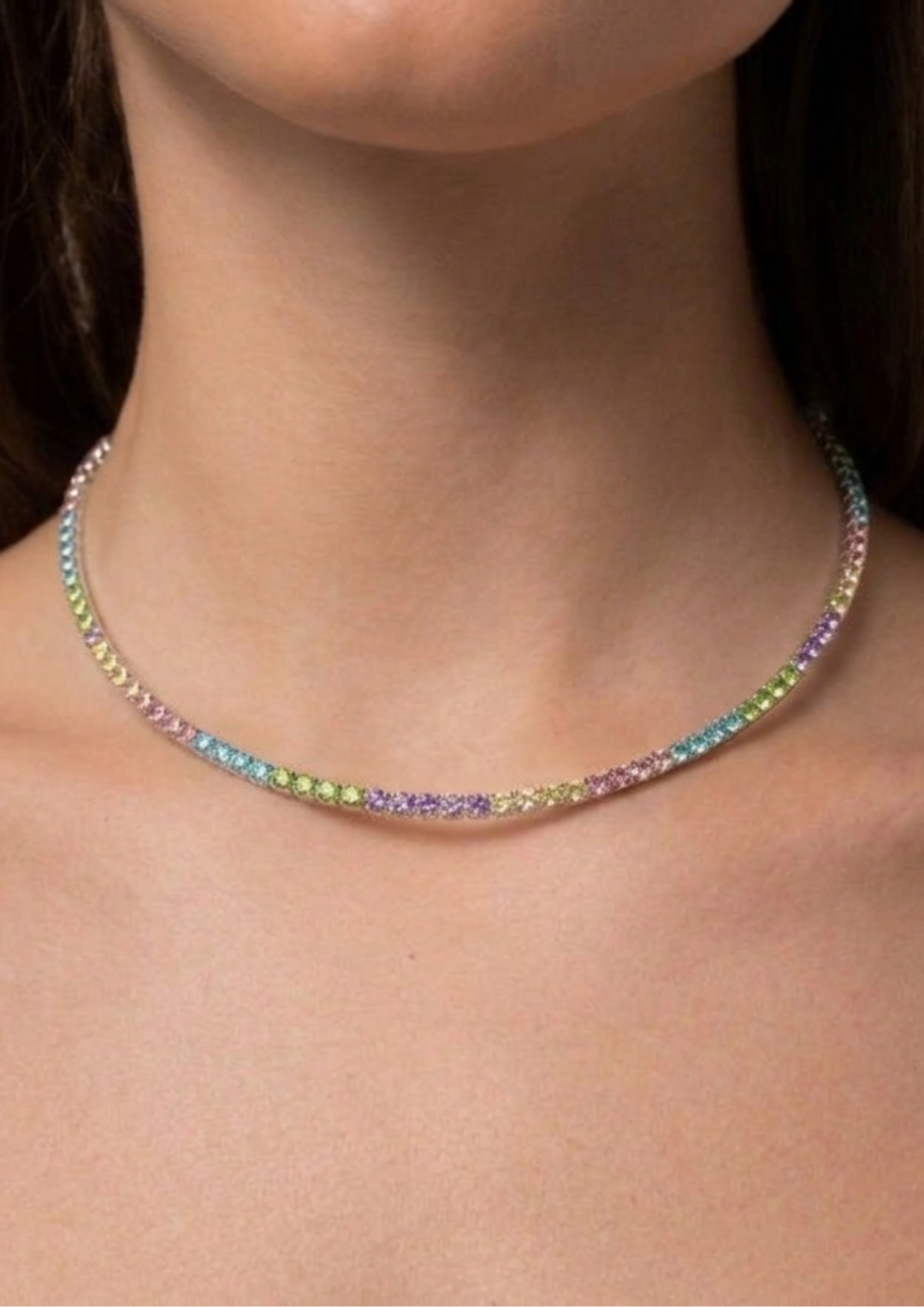 Inner Light Choker Sliver Candy by Talita London on curated-crowd.com