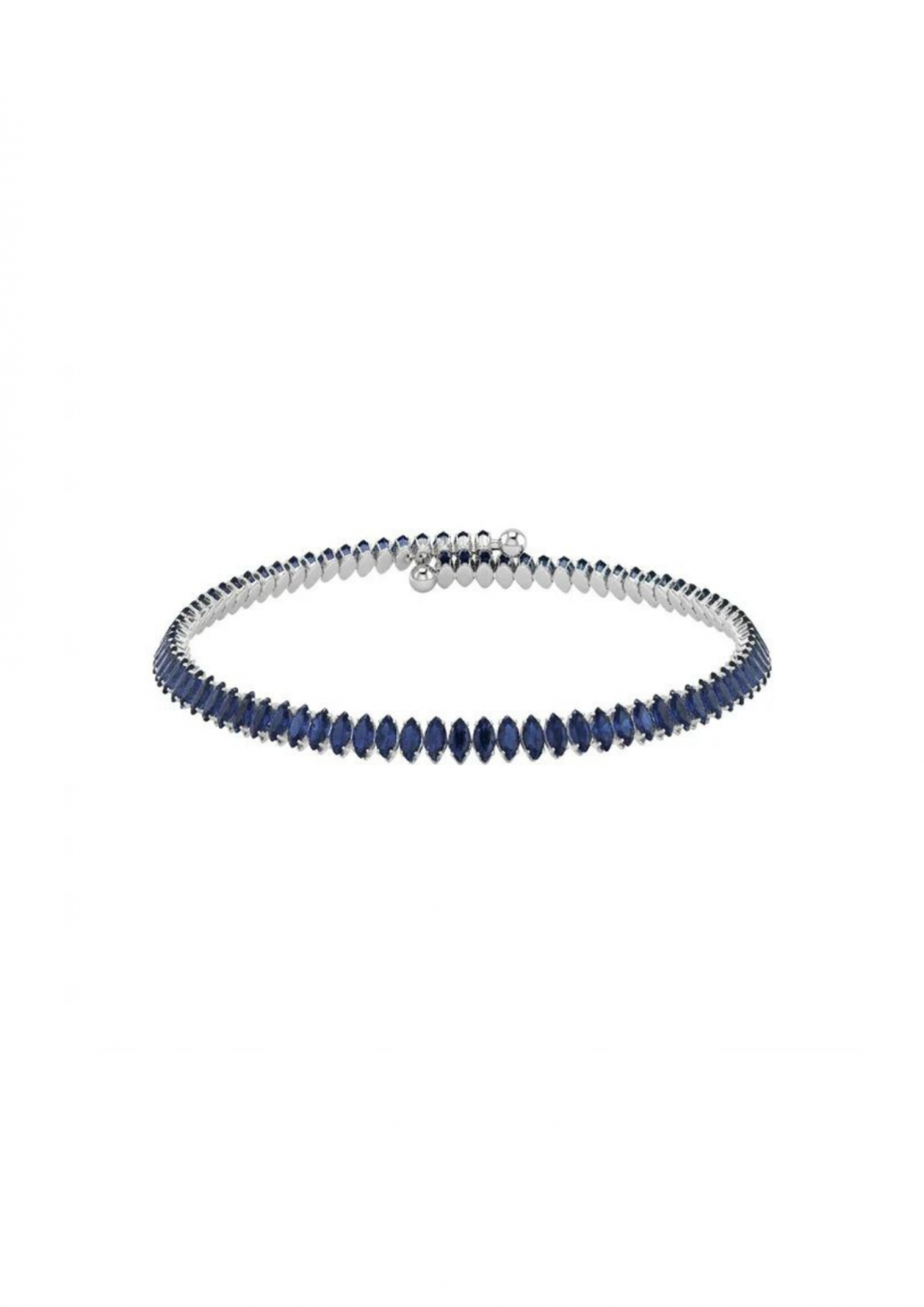 Marquise Choker Blue by Talita London on curated-crowd.com